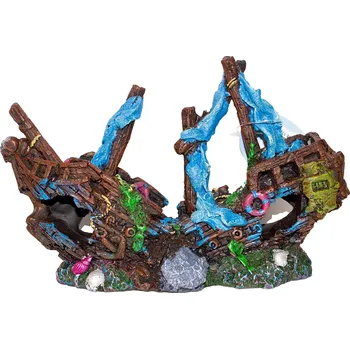 Dekorace do akvária Orbit-Aquaristik Orbit Vrak lodi 22 cm 1 Ks