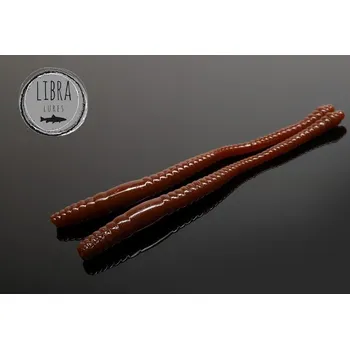 Umělá nástraha Libra Lures - Nástraha DYING WORM 70mm / cheese / brown / 15ks
