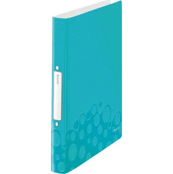 Dvoukroužkový pořadač Leitz WOW ledově modrý