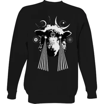 Pánská mikina Mikina bez kapuce Unisex s potiskem Černá ovce - mikina pánské