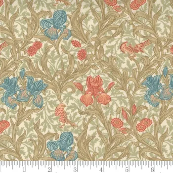 Moda William Morris Best 836011 vícebarevná bavlněná látka patchwork