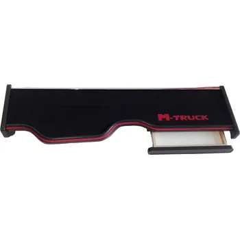 Polička dlouhá se šuplíkem MAN TGA - široká kabina, červená