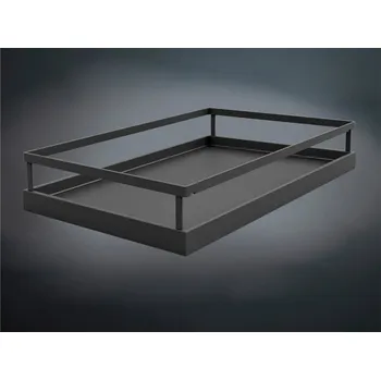 Nábytkové kování KESSEBÖHMER KESSEBÖHMER- Comfort II koš Arena Style 90° pevné dno antracit Šířka skříňky: 200 mm