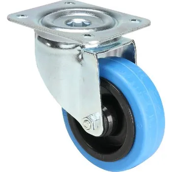 Pojezdové kolečko PENN ELCOM 3470UFR100P62 blue - 100mm kolečko bez brzdy