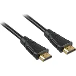 PremiumCord HDMI High Speed + Ethernet kabel/ zlacené konektory/ 25m/ černý