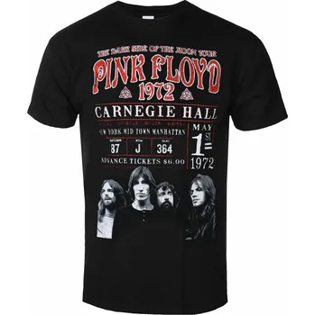 Tričko metal pánské Pink Floyd - Carnegie '72 - ROCK OFF - PFECOTS01MB - S