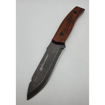 Pracovní nůž Willumsen Copenhagen® Nůž s pevnou čepelí Wild1 Willumsen®, Barva: Hnědá, Varianta: Černá čepel - Stone Wash