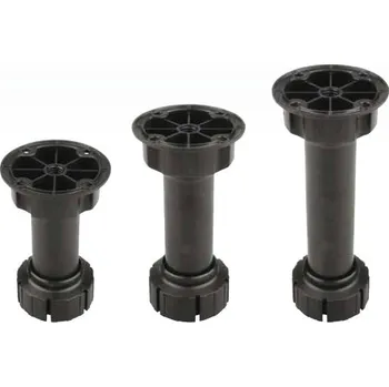 Nábytkové kování Soklová nožka černá Výška: 120 mm