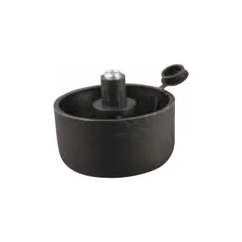 Nábytkové kování - Kluzák černý Výška: 27 mm