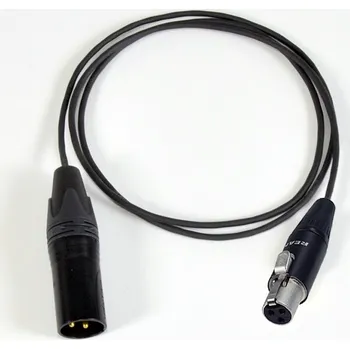 Audio kabel Canare Mini XLR (F-samice) / XLR (M-samec) audio kabel - 0,3m
