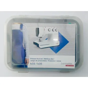 Příslušenství k šicímu stroji Bernina Bernette sada deseti šicích patek pro šicí stroje Bernette33 a Bernette35