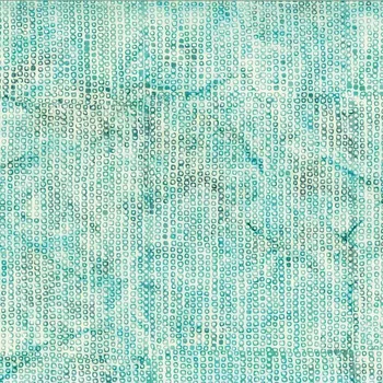 Hoffman 3365-806 bali batika zelená bavlněná látka patchwork