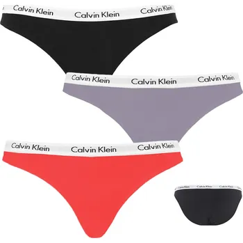 Kalhotky Calvin Klein kalhotky QD3588E 3 pack 1CX - Vícebarevné / L