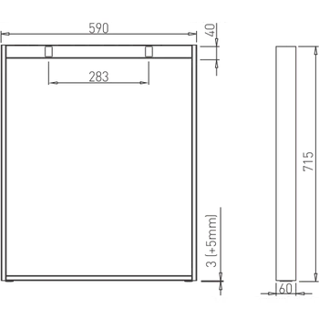 Stolová podnož VOGA Stolová podnož HQ šířka 800/600 mm, výška 715 mm RAL9006G Šířka stolové podnože (mm): 600