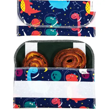 Svačinový box Green Smile Kapsa Dvojrohlík Dinosaurus modrý