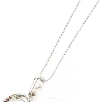 Řetízek Řetízek malé kuličky Ag 925/1000 + Rh 55cm (cca 1,7g)