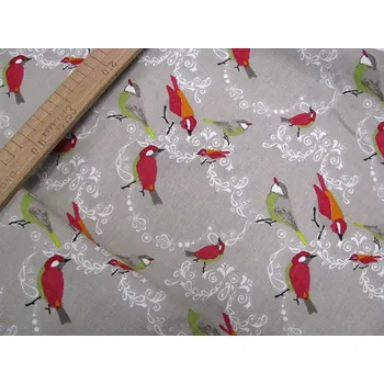 Kolekce 25 - 2 dezény - ŠÍŘE 160CM Látky: 1. Ptáčci