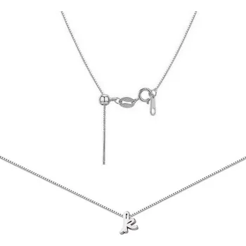 Šperk Šperky4U Ocelový náhrdelník s písmenem - OPD0260-K