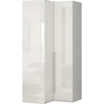 Šatní skříň Rohová šatní skříň Tiana – béžová