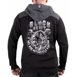 mikina s kapucí pánské - BOOMER - BLACK HEART - 9715 - 3XL
