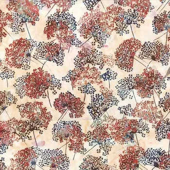 Hoffman 3367-300 bali batika hnědá bavlněná látka patchwork