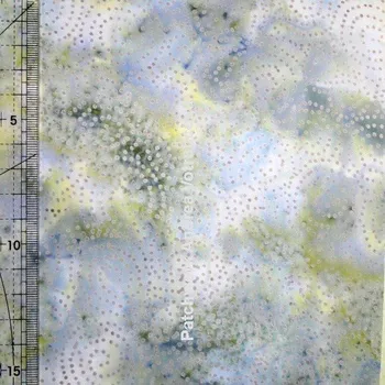 Hoffman 3345-619 bali batika potisk zelená bavlněná látka patchwork