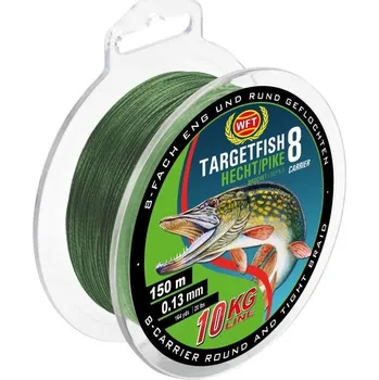 WFT pletenka Targetfish 8 Pike 150m 0,22