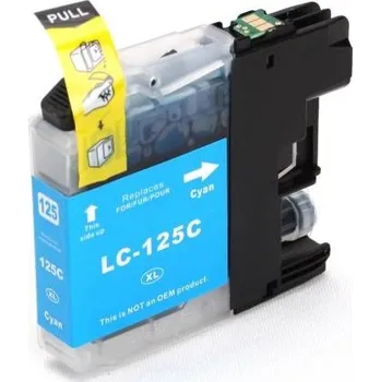 VybavKancl Brother LC125XL C - kompatibilní cartridge modrá, XL kapacita s novým čipem