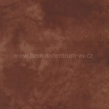 Stof 4516-306 Quilters Shadow batika hnědá bavlněná látka patchwork