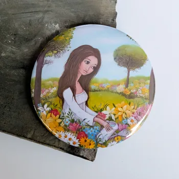 Dekorativní magnet Zuzana Honsová Rozkvetlá zahrada - magnet 56 mm