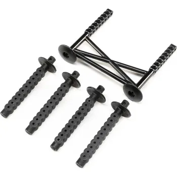 RC vybavení 1:8 Losi LMT: Držák karosérie zadní, sloupek, černá