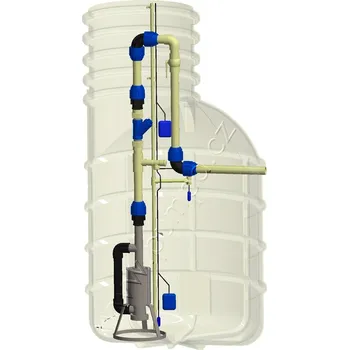 Čerpadlo PUMPA Master set pro tlakovou kanalizaci DN40 včetně čerpadla Pumpa INOX Morava HD 5-16-T 1,1kW 400V kabel 10m