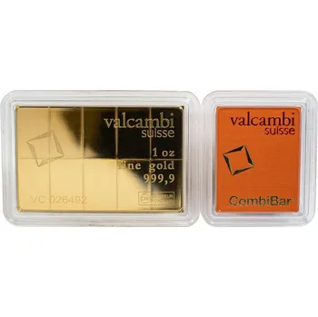 Valcambi Combi Bar zlatý slitek 10x 3,11 g