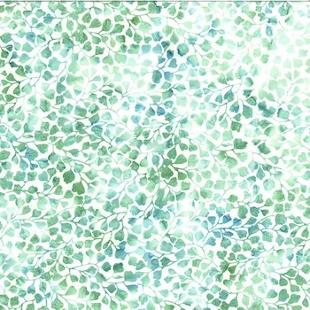 Hoffman 3370-806 bali batika zelená bavlněná látka patchwork