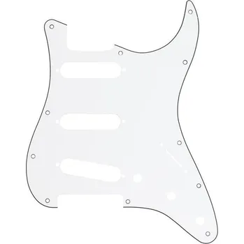 FENDER Pickguard, 3-vrstvy bílý - white