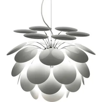 Marset Discocó 88, španělské závěsné svítidlo, 3x14W LED E27, bílá, průměr 88cm