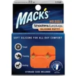 Mack's - silikonové střelecké špunty do uší Mack's střel. oranžové