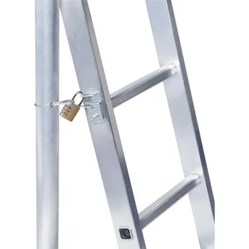 Žebřík Ochrana před krádeží pro žebříky s čtyřhr. příčlemi (vč. lana a zámku)| 8210