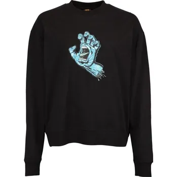 Pánská mikina SANTA CRUZ mikina - Cabana Hand Crew Black (BLACK) velikost: L