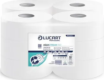 Toaletní papír Lucart Professional Aquastream Mini Jumbo 2vrstvý 12 ks