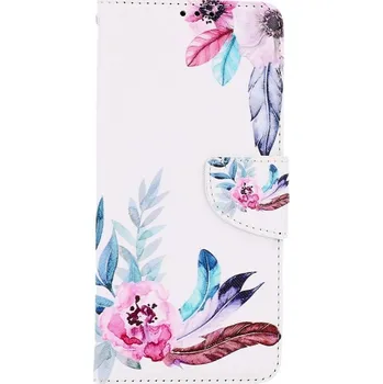 Pouzdro na mobilní telefon Pouzdro Vivo Y01 knížkové Něžná pírka (kryt neboli obal na Vivo Y01)