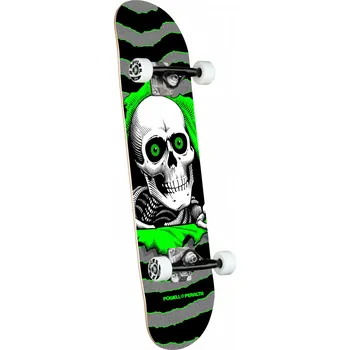 Skateboard powell peralta Skateboard ripper one off silver/green blue birch complete