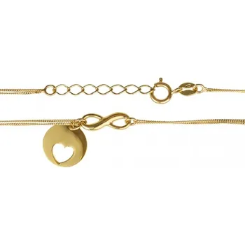 Náramek Luxur, Náramek Hina ve žlutém zlatě, pro maminku a holčičku, délka: 19 cm, 1441224-0-19-0