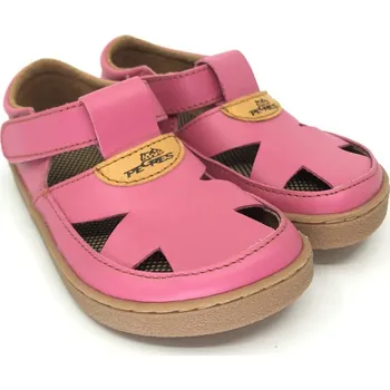 Dívčí obuv Barefoot sandálky Pegres BF50 růžové 32, Vnitřní délka boty: 20,4 cm, Vnitřní šířka boty: 8,2 cm