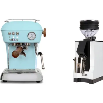Kávovar Ascaso Dream PID, Kid Blue + Eureka Mignon Zero, BL white