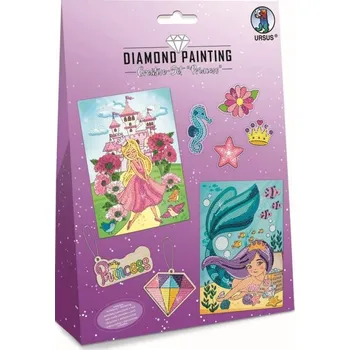 Diamantové malování URSUS Diamond Art Painting kreativní sada - Princezny