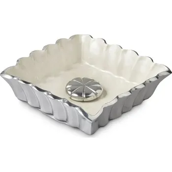 JULIA KNIGHT Miska na ubrousky PEONY s těžítkem 16 x 16 cm