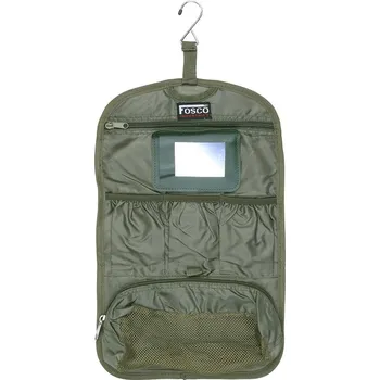 turistický batoh FOSCO Cestovní taška na osobní hygienu závěsná toaletka zelená Fosco™ Oliv