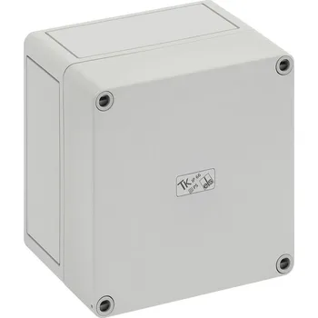 Rozvaděč Prázdná skříň TK PS 1313-10-o šedá IP66 IK07 130x130x99mm SPELSBERG 11090501