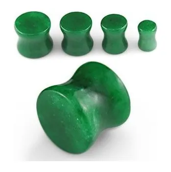 Piercing Plug do ucha - nefrit (10 mm)